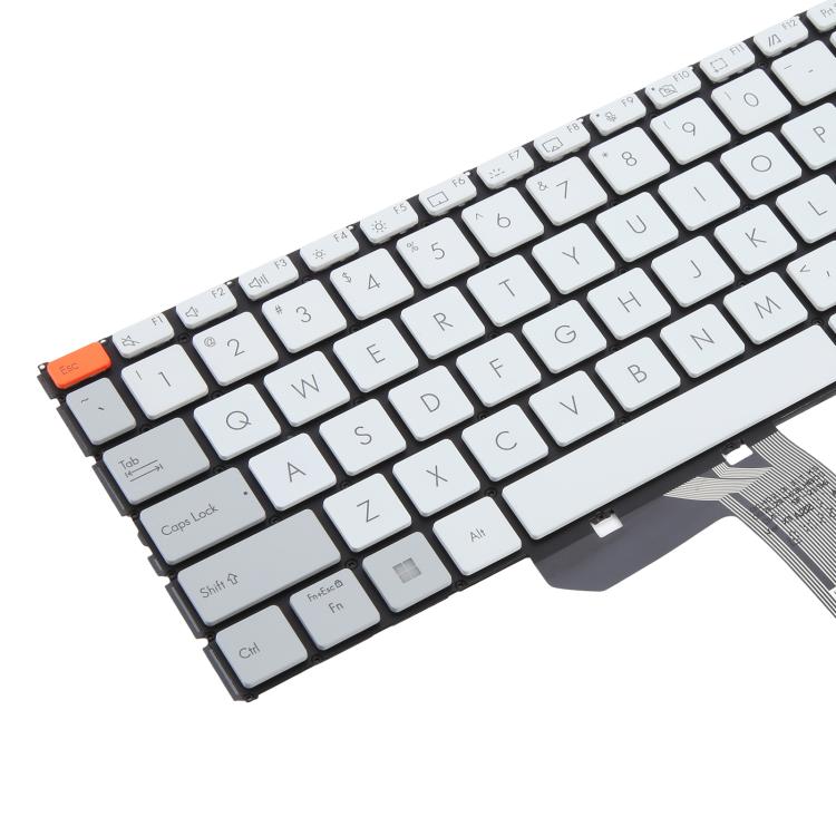 US Version Backlit Laptop Keyboard for Asus Vivobook Pro 15X OLED K6501 M6501(White) - Replacement Keyboards by buy2fix | Online Shopping UK | buy2fix