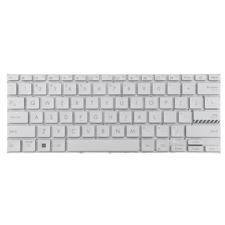US Version Laptop Keyboard for Asus VivoBook 14 Pro X1402 M1402 D1402 F1402 X1403Z X1402Z(Silver) - Replacement Keyboards by buy2fix | Online Shopping UK | buy2fix