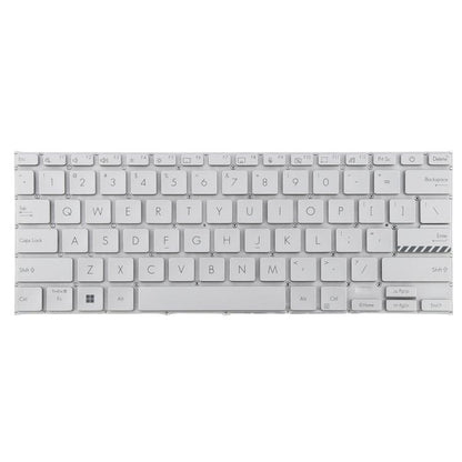 US Version Laptop Keyboard for Asus VivoBook 14 Pro X1402 M1402 D1402 F1402 X1403Z X1402Z(Silver) - Replacement Keyboards by buy2fix | Online Shopping UK | buy2fix