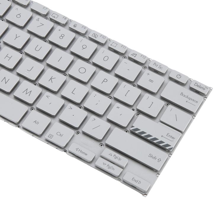 US Version Laptop Keyboard for Asus VivoBook 14 Pro X1402 M1402 D1402 F1402 X1403Z X1402Z(Silver) - Replacement Keyboards by buy2fix | Online Shopping UK | buy2fix