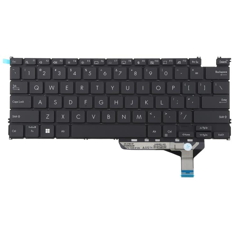 US Version Backlit Laptop Keyboard for Asus Zenbook 14 OLED UX3402 UX3402Z UX3402ZA UX3402VA UM5302T UM3402 NSK-UA74LN(Black) - Replacement Keyboards by buy2fix | Online Shopping UK | buy2fix