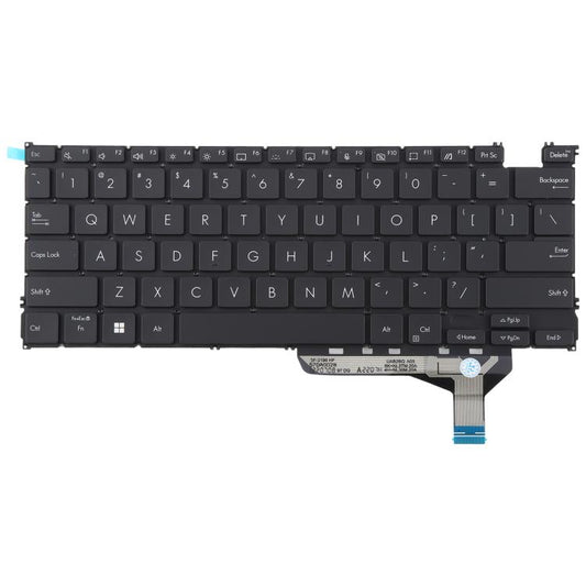US Version Backlit Laptop Keyboard for Asus Zenbook 14 OLED UX3402 UX3402Z UX3402ZA UX3402VA UM5302T UM3402 NSK-UA74LN(Black) - Replacement Keyboards by buy2fix | Online Shopping UK | buy2fix