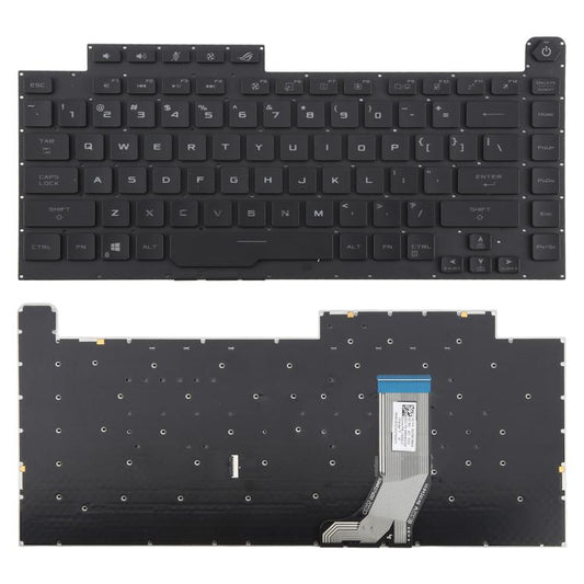 US Version RGB Backlit Laptop Keyboard for Asus ROG Strix Scar G512 G512LV G512LW G512LI(Black) - Replacement Keyboards by buy2fix | Online Shopping UK | buy2fix