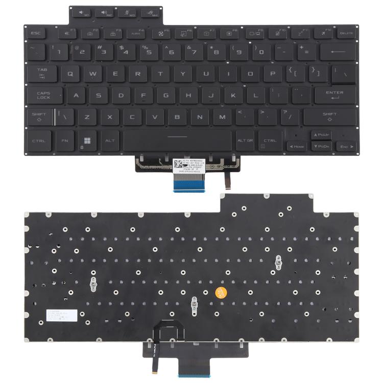 US Version Backlit Laptop Keyboard for Asus Zephyrus ROG 16 G16 GA503 15 GU603 GU603H(Black) - Replacement Keyboards by buy2fix | Online Shopping UK | buy2fix