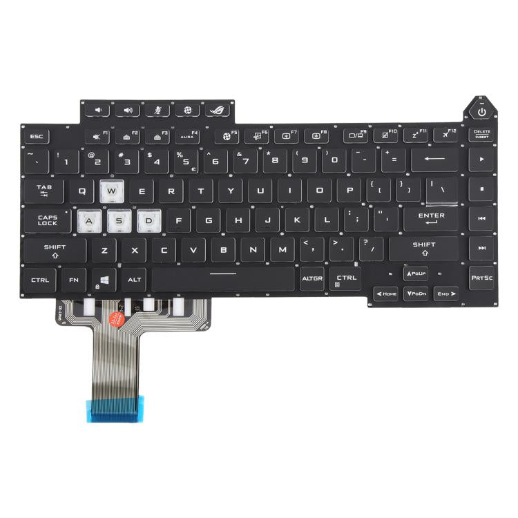 US Version Colorful Backlit Laptop Keyboard for Asus ROG Strix G15 G513 G513Q G513QM G513QY G533(Black) - Replacement Keyboards by buy2fix | Online Shopping UK | buy2fix