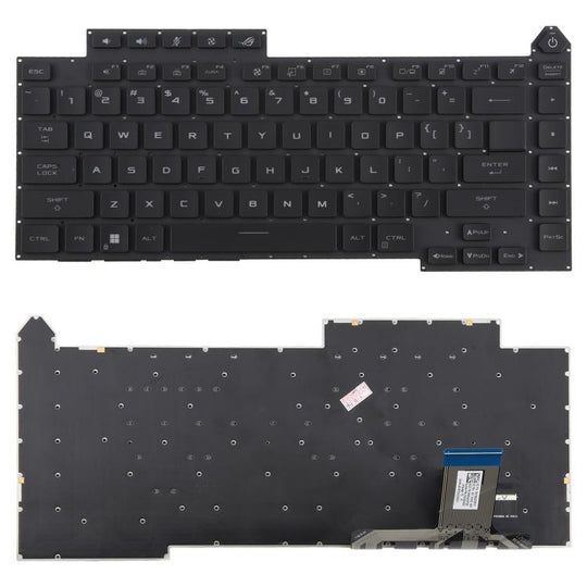 US Version RGB Backlit Laptop Keyboard for Asus Rog Strix G15 G513 G513RC G513RM G513RW G513QR G513QE G513IM G513IE G513IC(Black)