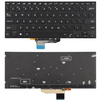 US Version Backlit Laptop Keyboard for Asus VivoBook S14 K430 A430 X430 S403 S4300F S4300U(Black) - Replacement Keyboards by buy2fix | Online Shopping UK | buy2fix