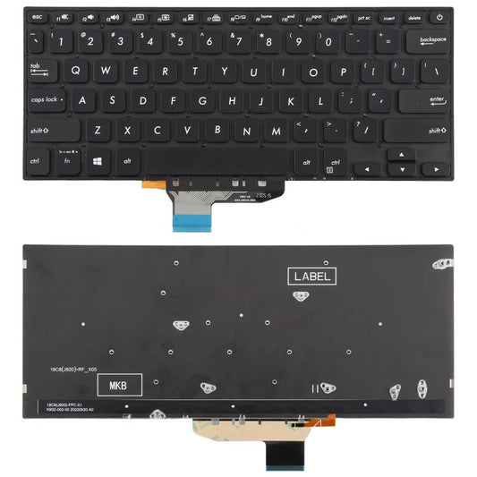 US Version Backlit Laptop Keyboard for Asus VivoBook S14 K430 A430 X430 S403 S4300F S4300U(Black) - Replacement Keyboards by buy2fix | Online Shopping UK | buy2fix