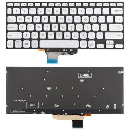 US Version Backlit Laptop Keyboard for Asus VivoBook S14 K430 A430 X430 S403 S4300F S4300U(Silver) - Replacement Keyboards by buy2fix | Online Shopping UK | buy2fix