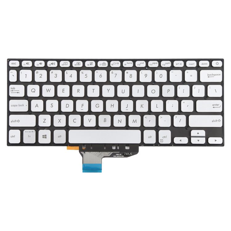 US Version Backlit Laptop Keyboard for Asus VivoBook S14 K430 A430 X430 S403 S4300F S4300U(Silver) - Replacement Keyboards by buy2fix | Online Shopping UK | buy2fix