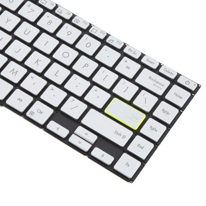 US Version Backlit Laptop Keyboard for Asus VivoBook S14 X421 X421DA X421UA X421EP X421EQ X421JQ X421FP X421FF X421FL(Silver) - Replacement Keyboards by buy2fix | Online Shopping UK | buy2fix