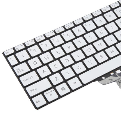 US Version Backlit Laptop Keyboard for Asus VivoBook S14 X421 X421DA X421UA X421EP X421EQ X421JQ X421FP X421FF X421FL(Silver) - Replacement Keyboards by buy2fix | Online Shopping UK | buy2fix