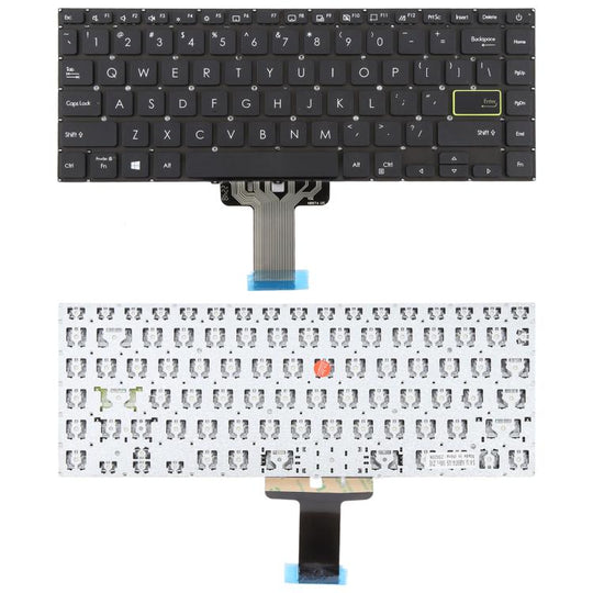 US Version Laptop Keyboard for Asus VivoBook S14 X421 X421DA X421UA X421EP X421EQ X421JQ X421FP X421FF X421FL(Black)