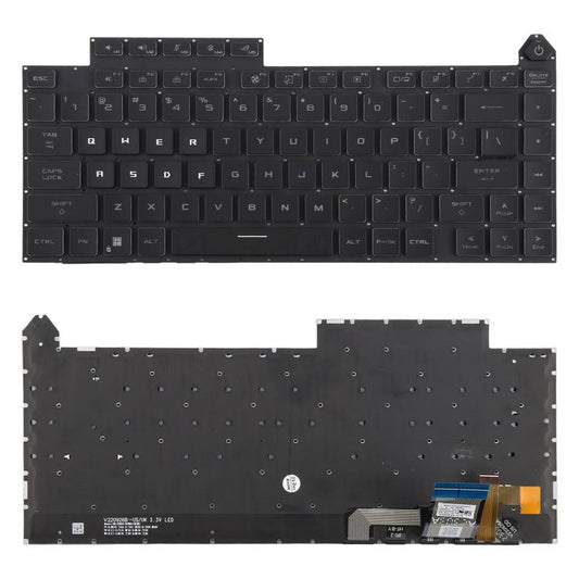 US Version Colorful Backlit Laptop Keyboard for Asus ROG Strix G16 G614 G614JU G634 G634JY 2023(Black) - Replacement Keyboards by buy2fix | Online Shopping UK | buy2fix