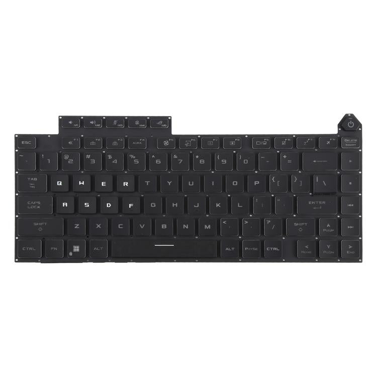 US Version Colorful Backlit Laptop Keyboard for Asus ROG Strix G16 G614 G614JU G634 G634JY 2023(Black) - Replacement Keyboards by buy2fix | Online Shopping UK | buy2fix
