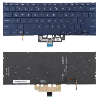US Version Backlit Laptop Keyboard for Asus ZenBook 14 UX434 UX434F UX434FA UX434FL UX434FLC(Blue) - Replacement Keyboards by buy2fix | Online Shopping UK | buy2fix