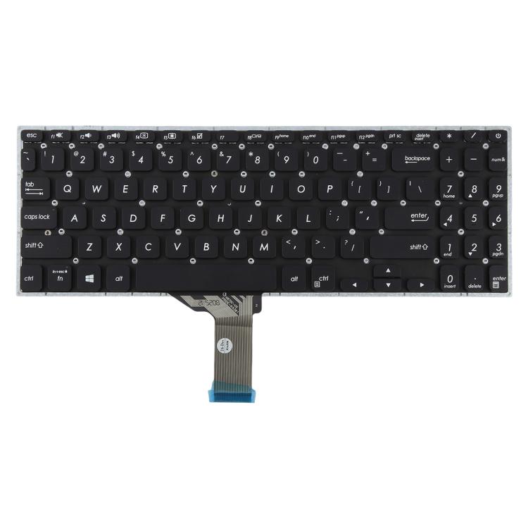 US Version Laptop Keyboard for Asus S530 S530U S530F S15 S530UA S530UN S5300 S5300F S5300FN S5300U S5300UN X530 X530M(Silver) - Replacement Keyboards by buy2fix | Online Shopping UK | buy2fix