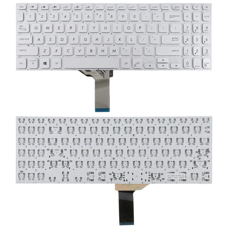 US Version Laptop Keyboard for Asus S530 S530U S530F S15 S530UA S530UN S5300 S5300F S5300FN S5300U S5300UN X530 X530M(Black) - Replacement Keyboards by buy2fix | Online Shopping UK | buy2fix