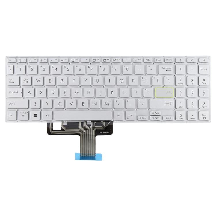 US Version Laptop Keyboard for Asus VivoBook X521 V5100E X521FL S5600F S533F 2020(Silver) - Replacement Keyboards by buy2fix | Online Shopping UK | buy2fix