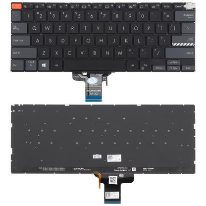 US Version Backlit Laptop Keyboard for Asus Vivobook Pro 14X M7400 M4700 M4700QC M4700PC M7600 M3400 M3401 M3401Q X7400 X3400 X3400P K3400P(Black) - Replacement Keyboards by buy2fix | Online Shopping UK | buy2fix
