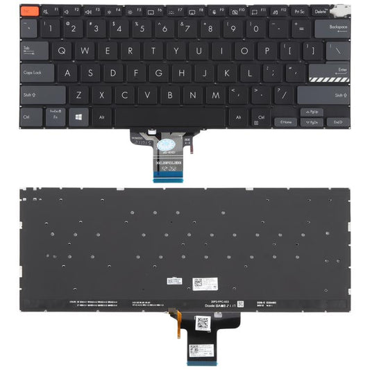 US Version Backlit Laptop Keyboard for Asus Vivobook Pro 14X M7400 M4700 M4700QC M4700PC M7600 M3400 M3401 M3401Q X7400 X3400 X3400P K3400P(Black) - Replacement Keyboards by buy2fix | Online Shopping UK | buy2fix
