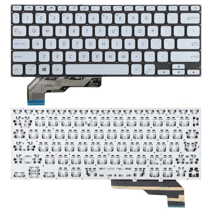 US Version Laptop Keyboard for Asus Adol14 ADOL14FA S403F A403F X403F ADOL13u(Silver) - Replacement Keyboards by buy2fix | Online Shopping UK | buy2fix