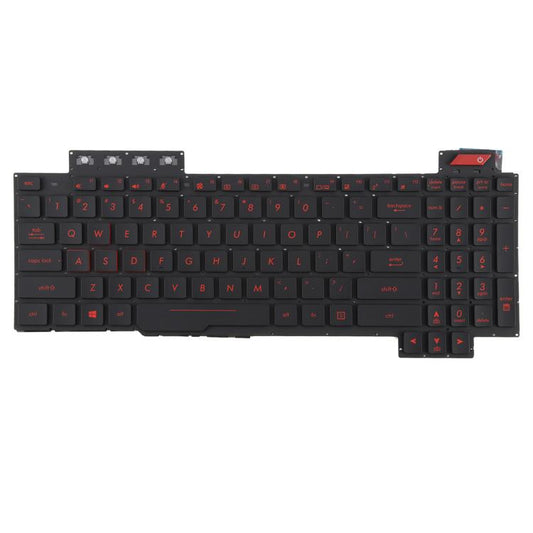 US Version Backlit Laptop Keyboard for Asus FX63 FX63V FX503VM FX503VD ZX63VE FZ63V GL503VS(Red) - Replacement Keyboards by buy2fix | Online Shopping UK | buy2fix