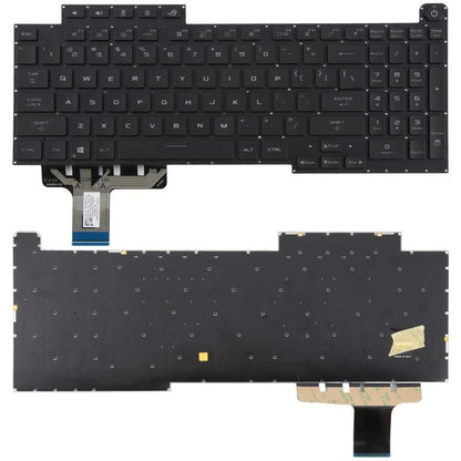 US Version RGB Backlit Laptop Keyboard for Asus ROG Stirx G17 G713 G713Q G713QE G713QY G713QR G713RX G713RS G713RC G713IR G713IH(Black) - Replacement Keyboards by buy2fix | Online Shopping UK | buy2fix