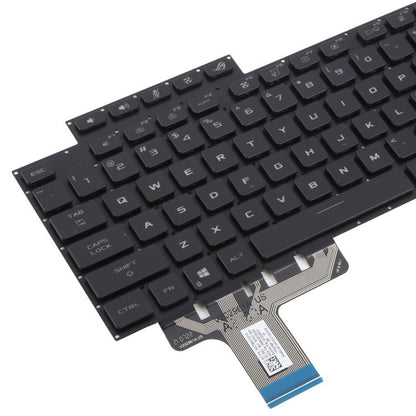 US Version RGB Backlit Laptop Keyboard for Asus ROG Stirx G17 G713 G713Q G713QE G713QY G713QR G713RX G713RS G713RC G713IR G713IH(Black) - Replacement Keyboards by buy2fix | Online Shopping UK | buy2fix