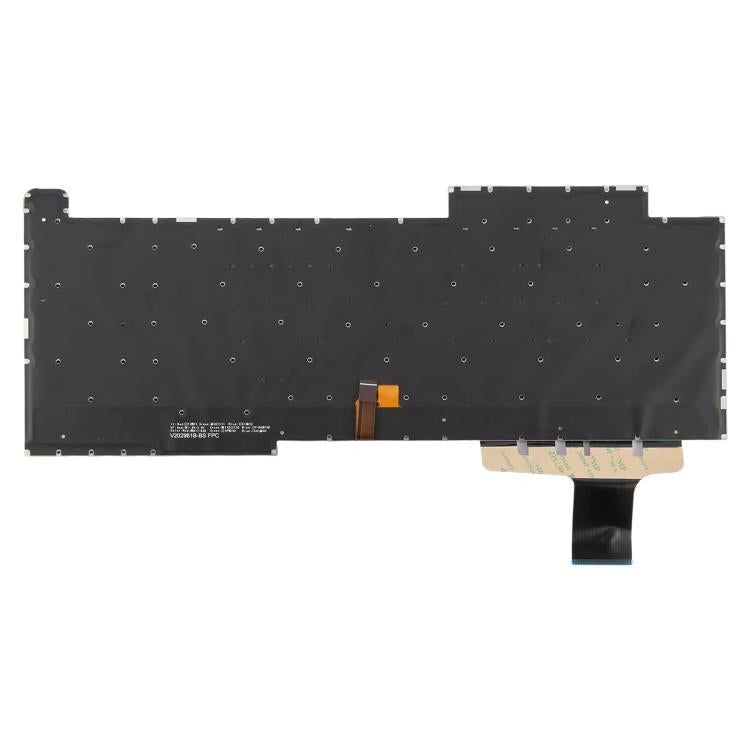 US Version 16 Pin Colorful Backlit Laptop Keyboard for Asus ROG Stirx G17 G713 G713Q G713QE G713QY G713QR G713RX G713RS G713RC G713IR G713IH(Black) - Replacement Keyboards by buy2fix | Online Shopping UK | buy2fix