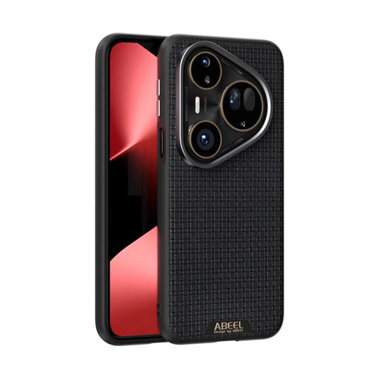 For Huawei Pura 80 Ultra 5G ABEEL Ruyi Pattern 6D Micro Relief MagSafe Leather Phone Case(Black)