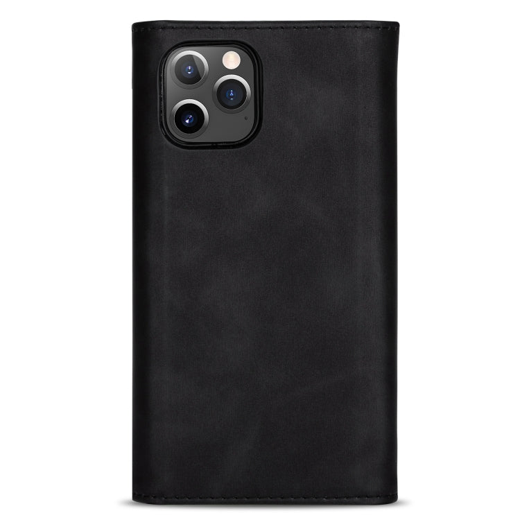 For iPhone 11 Pro Skin Feel Zipper Horizontal Flip Leather Case with Holder & Card Slots & Photo Frame & Lanyard & Long Rope(Black) - iPhone 11 Pro Cases by buy2fix | Online Shopping UK | buy2fix