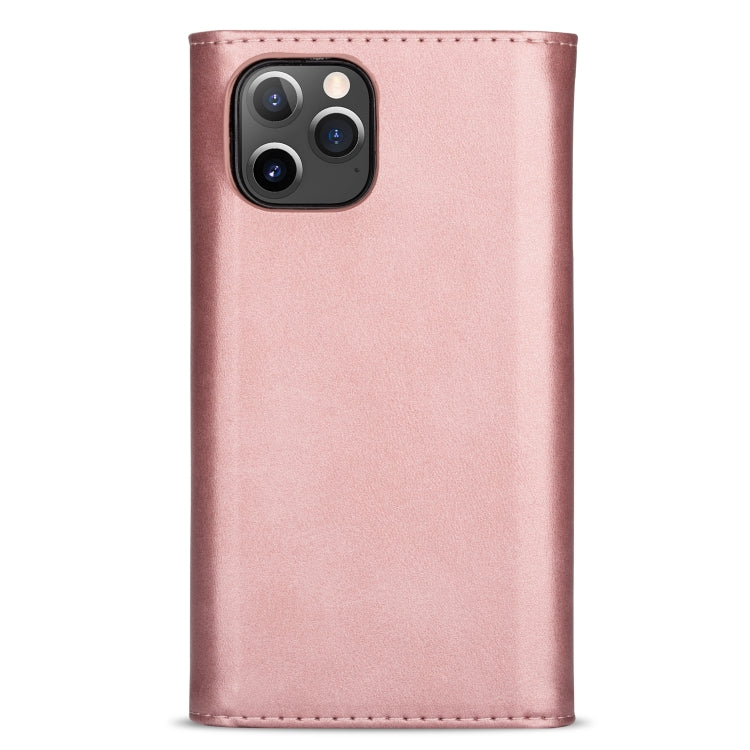 For iPhone 11 Pro Skin Feel Zipper Horizontal Flip Leather Case with Holder & Card Slots & Photo Frame & Lanyard & Long Rope(Rose Gold) - iPhone 11 Pro Cases by buy2fix | Online Shopping UK | buy2fix