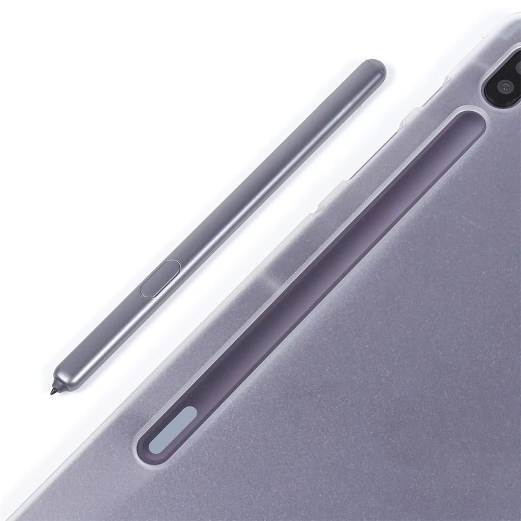 For Samsung Galaxy Tab S8+ / Tab S8 Plus / Tab S7 FE / Tab S7+ / T970 Silk Texture Three-fold Horizontal Flip Leather Case with Holder & Pen Slot(Purple) by buy2fix