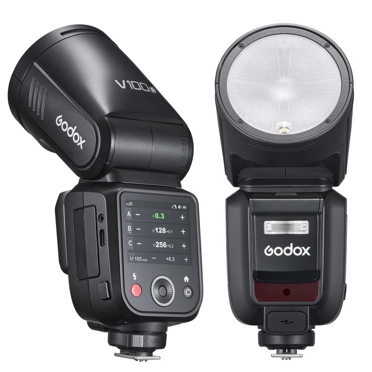 Godox V100 Round Head TTL Flash Speedlite For Sony(EU Plug) - Shoe Mount Flashes by Godox | Online Shopping UK | buy2fix