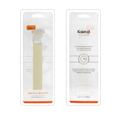 For Apple Watch 46mm / 49mm / 45mm / 44mm Kalebol Wide Umbrella Braided Strap(Dark Blue) - Watch Bands by Kalebol | Online Shopping UK | buy2fix