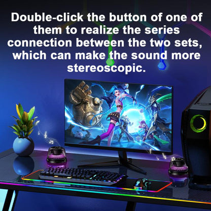 R9 Portable RGB Light Smart Bluetooth Speaker Magnetic Phone Holder Wireless Charger(White) - Mini Speaker by buy2fix | Online Shopping UK | buy2fix