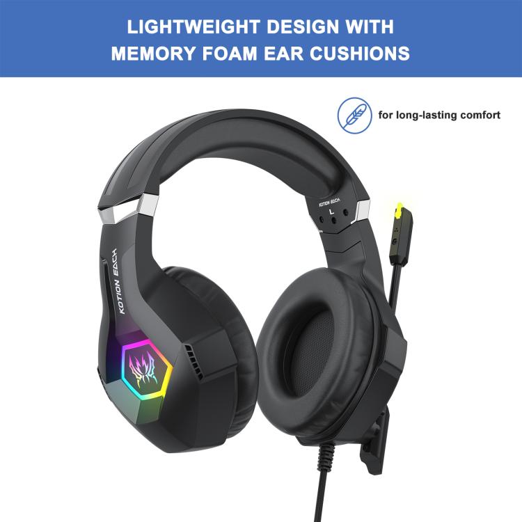 KOTION EACH GS450 Omni-directional Esports Headset with Mic, Length: About 1.9m(Blac) - Multimedia Headset by KOTION EACH | Online Shopping UK | buy2fix
