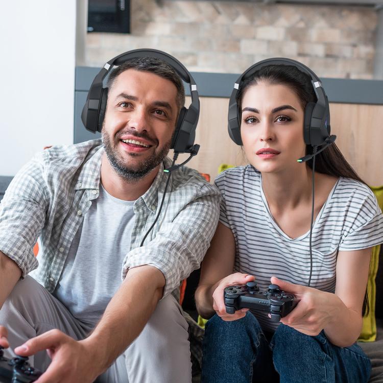 KOTION EACH GS450 Omni-directional Esports Headset with Mic, Length: About 1.9m(Blac) - Multimedia Headset by KOTION EACH | Online Shopping UK | buy2fix