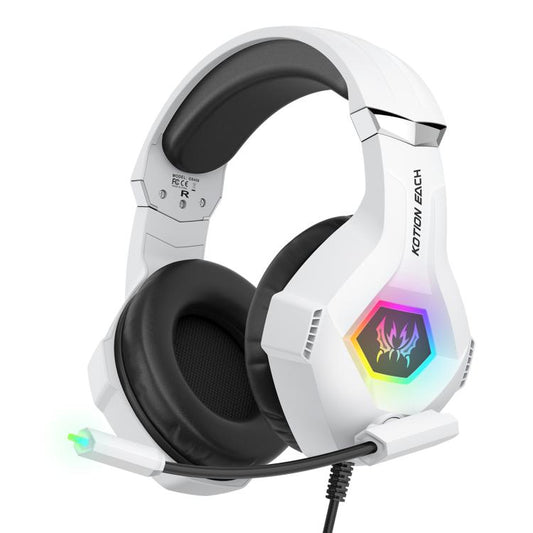 KOTION EACH GS450 Omni-directional Esports Headset with Mic, Length: About 1.9m(White) - Multimedia Headset by KOTION EACH | Online Shopping UK | buy2fix