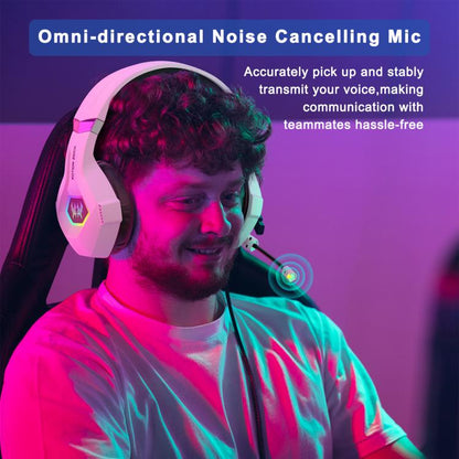 KOTION EACH GS450 Omni-directional Esports Headset with Mic, Length: About 1.9m(White) - Multimedia Headset by KOTION EACH | Online Shopping UK | buy2fix