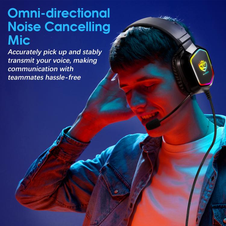 SoulBytes S21 Omni-directional Lightweight Memory Foam Ear Cushions Headset with Mic, Length: About 2m(Blac) - Multimedia Headset by Soulbytes | Online Shopping UK | buy2fix