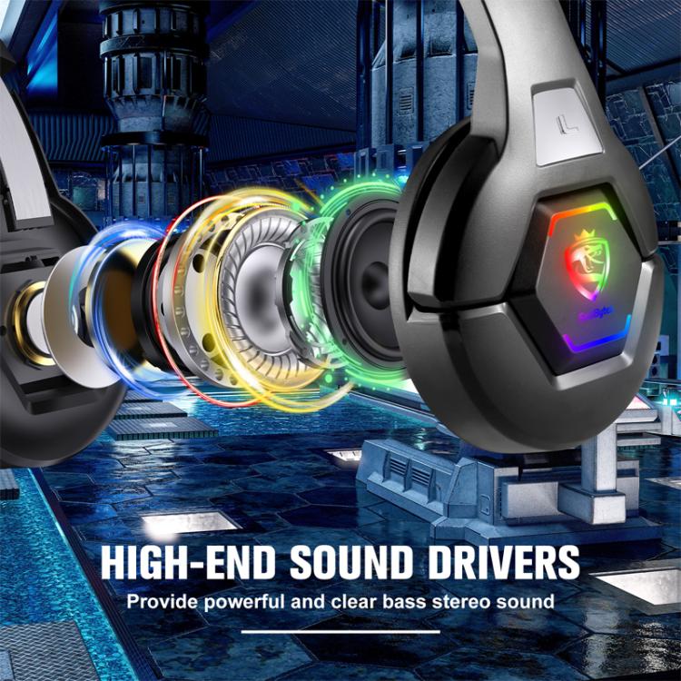 SoulBytes S100 Omni-directional Microphone Esports Headset, Length: About 1.9m(Blac) - Multimedia Headset by Soulbytes | Online Shopping UK | buy2fix