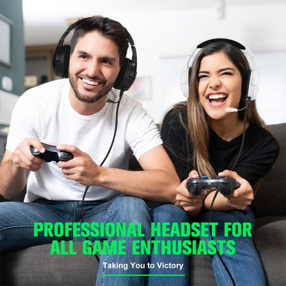 SoulBytes S100 Omni-directional Microphone Esports Headset, Length: About 1.9m(White) - Multimedia Headset by Soulbytes | Online Shopping UK | buy2fix