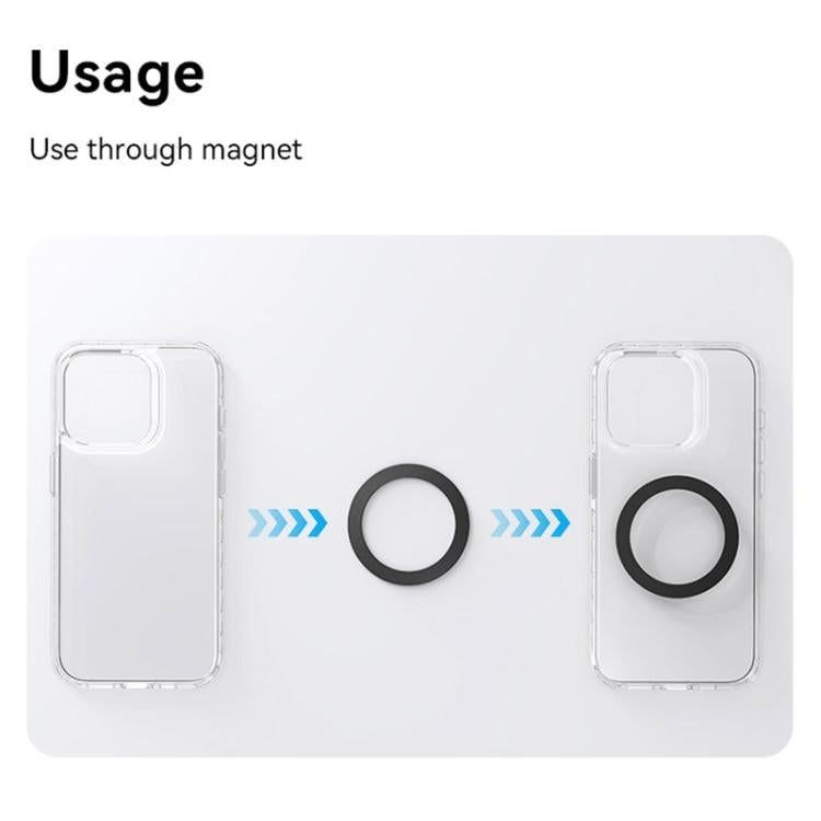 Collar Neck Hanger Magnetic Phone Holder(Carbon Fiber Dark Blue) - Lazy Bracket by buy2fix | Online Shopping UK | buy2fix