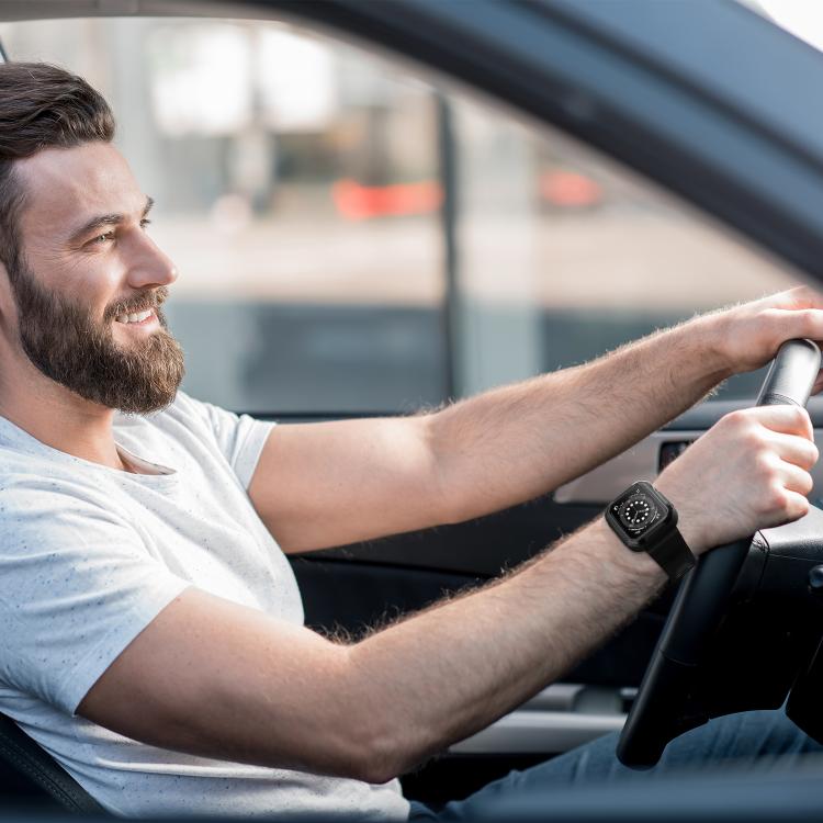 For Apple Watch Ultra 2 / 1 49mm VIETAO Carbon Fiber Silicone Strap(Black) - Watch Bands by VIETAO | Online Shopping UK | buy2fix