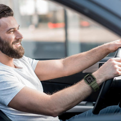 For Apple Watch Ultra 2 / 1 49mm VIETAO Carbon Fiber Silicone Strap(Grass Green) - Watch Bands by VIETAO | Online Shopping UK | buy2fix