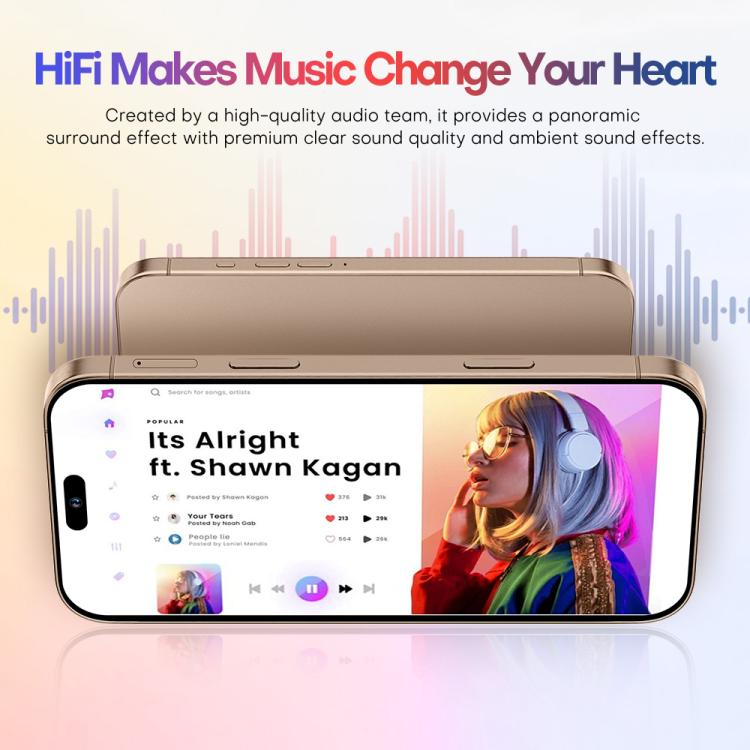 A88 / i16 Pro Max, 2GB+16GB, 6.6 inch Android 8.1 MTK6580A Quad Core, OTG, Network: 3G, Dual SIM, Plug:EU Plug(Titanium White) -  by buy2fix | Online Shopping UK | buy2fix