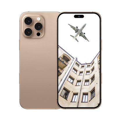 A88A / i16 Pro Max, 6GB+64GB, 6.6 inch Android 12 MTK6762 Helio G25 Octa Core, NFC, OTG, Network: 4G, Dual SIM, Plug:AU Plug(Desert Gold) -  by buy2fix | Online Shopping UK | buy2fix