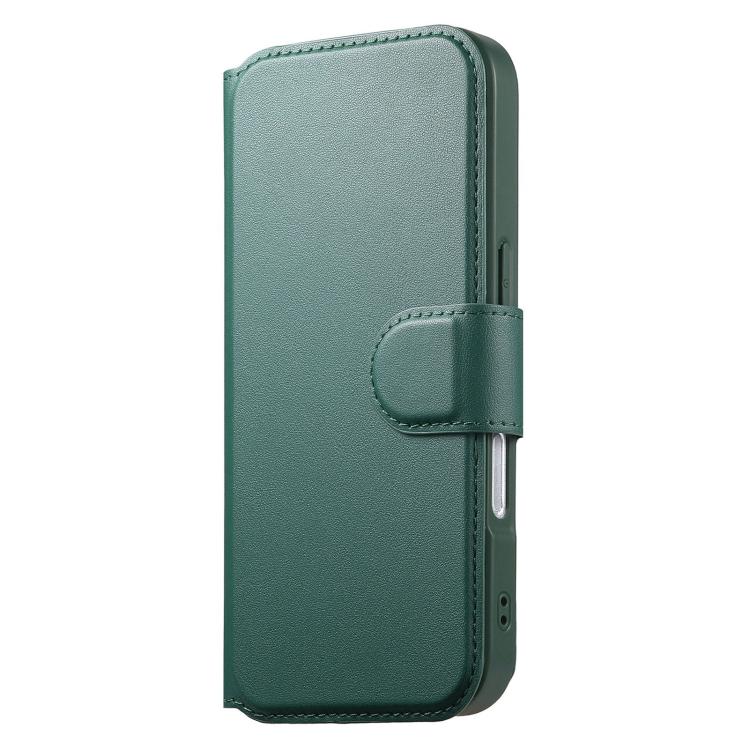 For iPhone 16 Pro CaseNeo Finger Grip Strap MagSafe Leather Phone Case(Green) - iPhone 16 Pro Cases by CaseNeo | Online Shopping UK | buy2fix